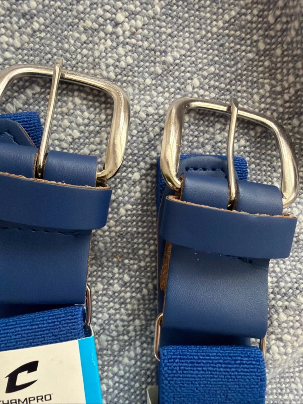 2 Champro MVP Youth Elastic Belt - Blue